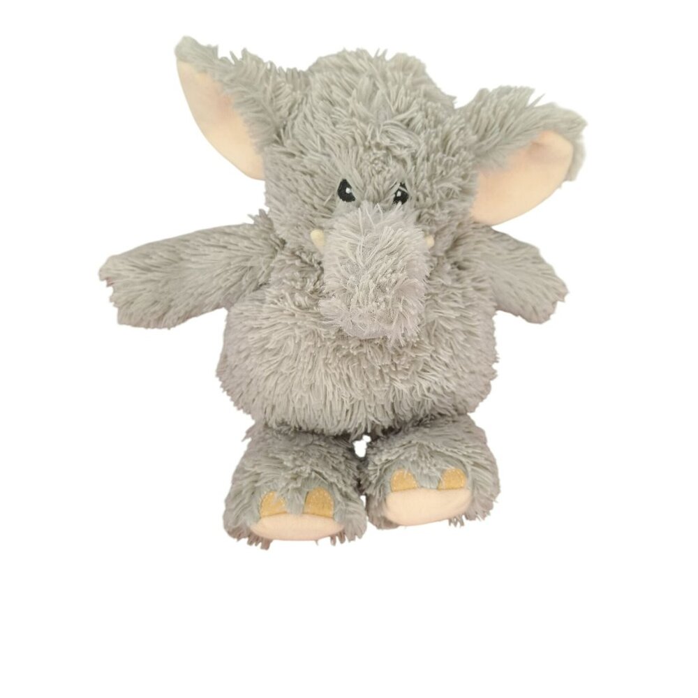 Warmies Elephant Weighted Plush Heat Pad Cooling‎ Freeze Comfort Gray Grey Lovey